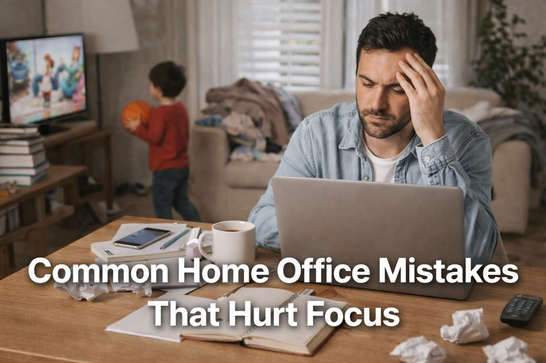 Home office mistakes that hurt your focus
