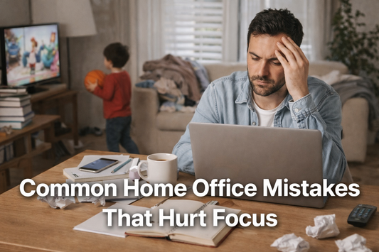 Home office mistakes that hurt your focus