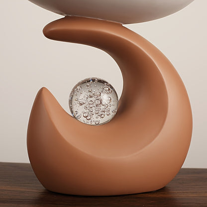 Wavy Resin Organizer Tray – Modern Crystal Accent