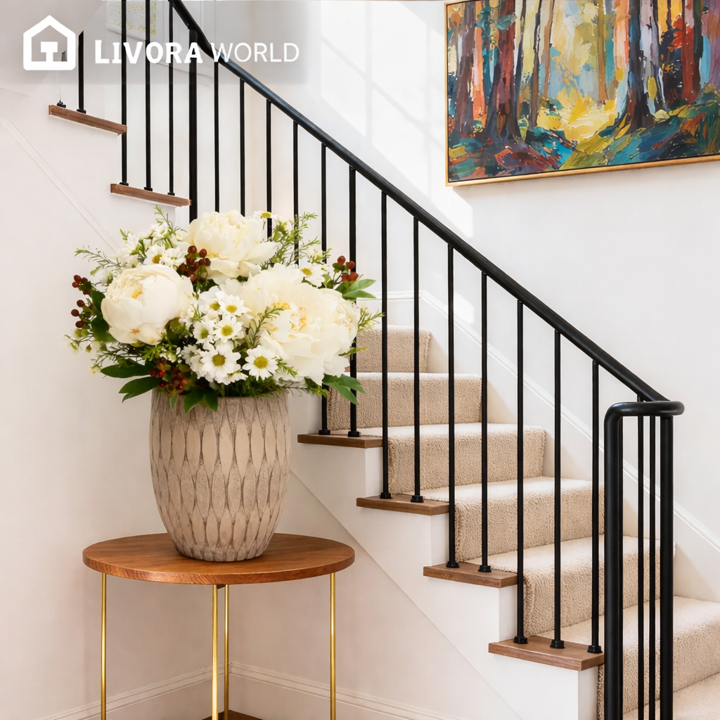 All-weather camel color planter for indoor and outdoor plants