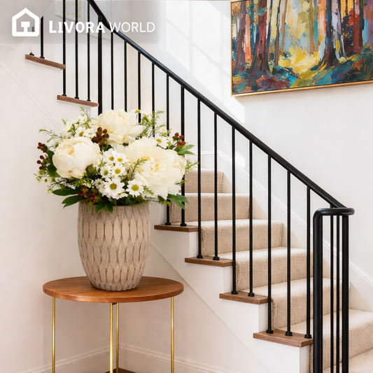 All-weather camel color planter for indoor and outdoor plants