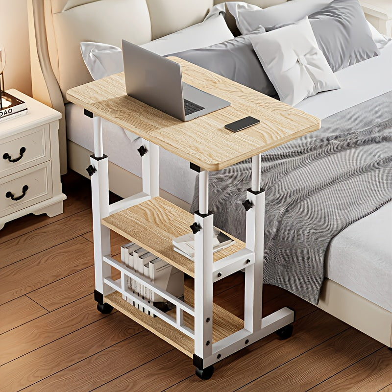 Laptop desk designed for working comfortably from bed or sofa