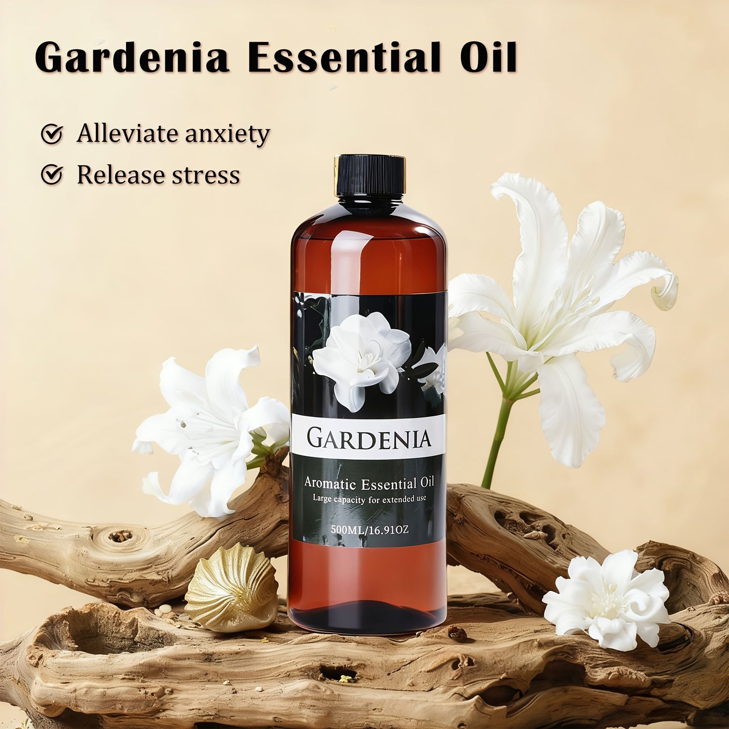 Close-up of Essential Oil Refill Bottle Label