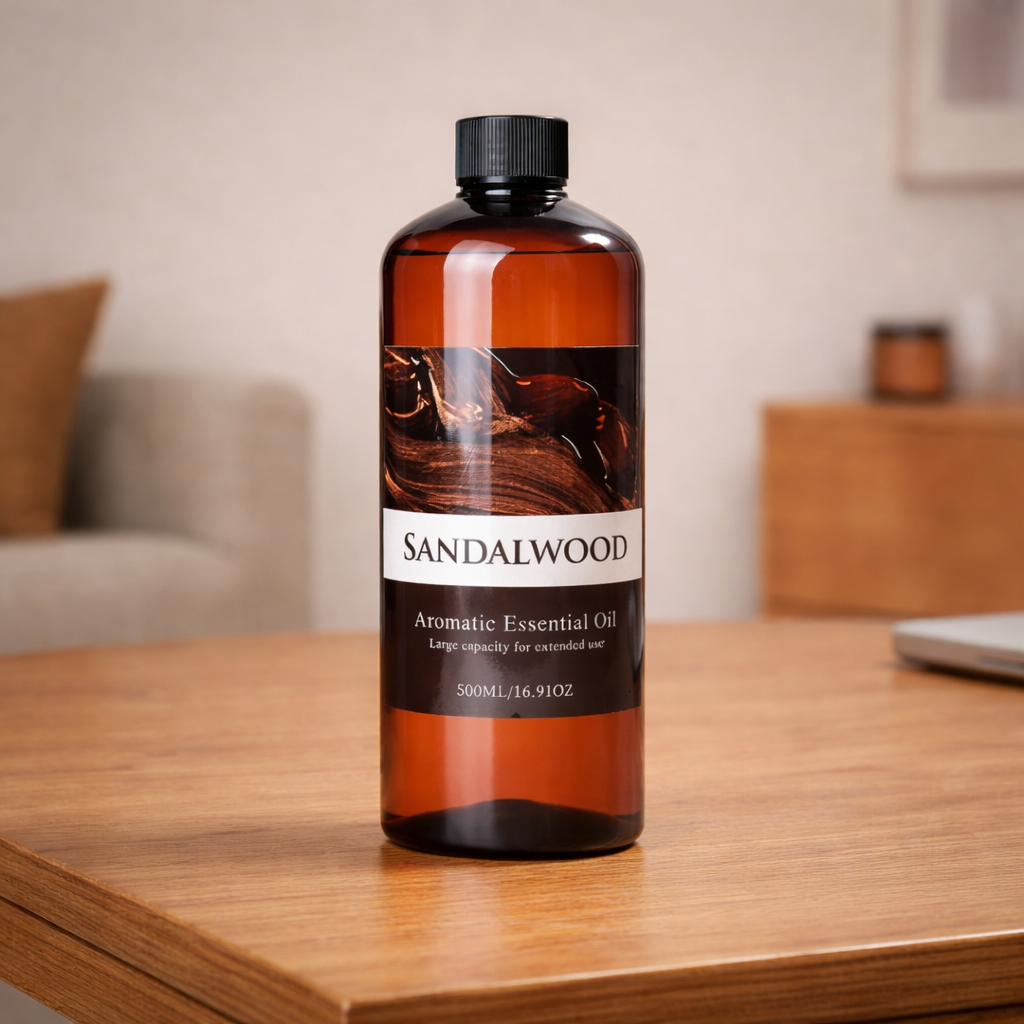 Essential Oil Refill Bottle in Natural Light