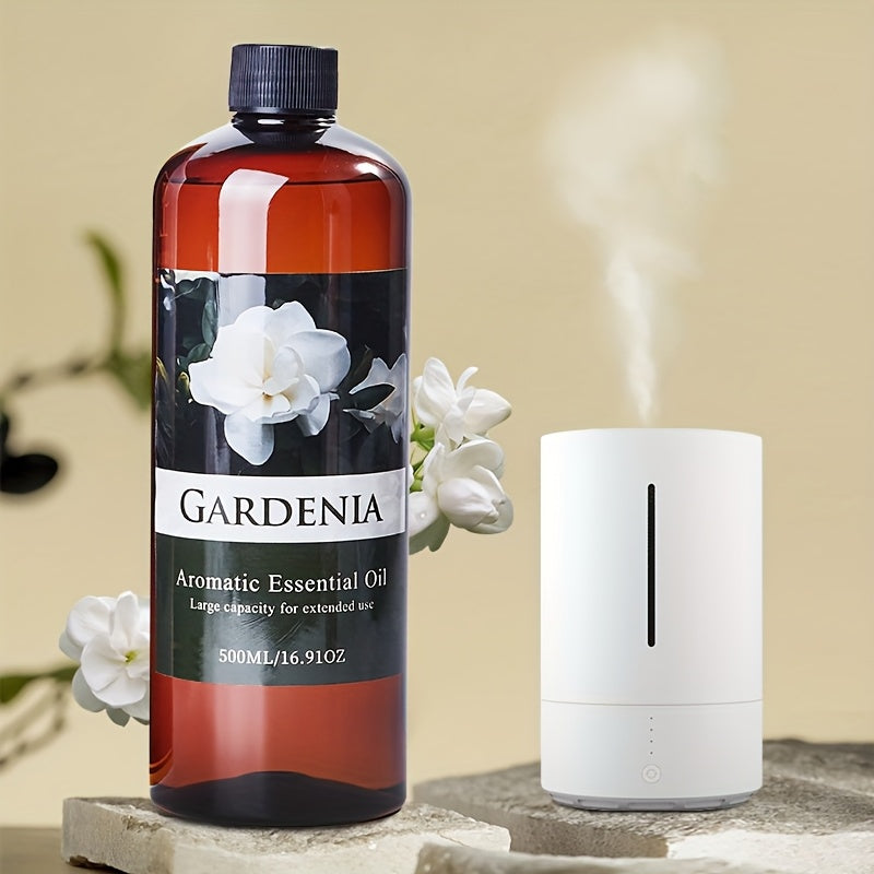 Essential Oil Refill Bottle Next to Aromatherapy Diffuser