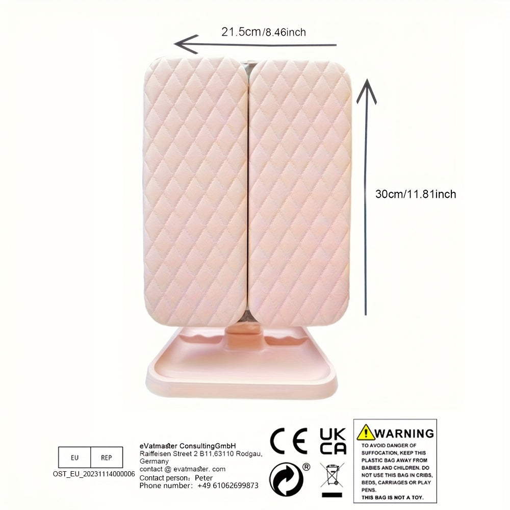 Luxury leather veneer LED vanity mirror placed on modern home vanity desk