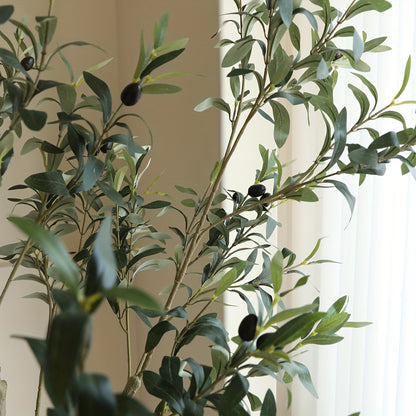 Mediterranean style artificial olive tree decor for modern interiors