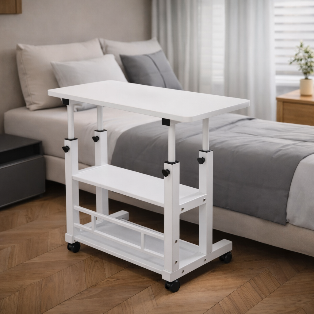 Minimalist laptop desk perfect for modern home office environments