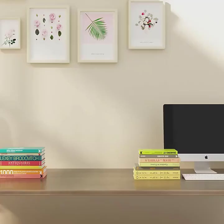 Fully assembled tree-shaped wooden bookshelf ready to use in any room