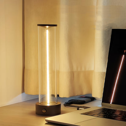 USB rechargeable bedside light with minimal design