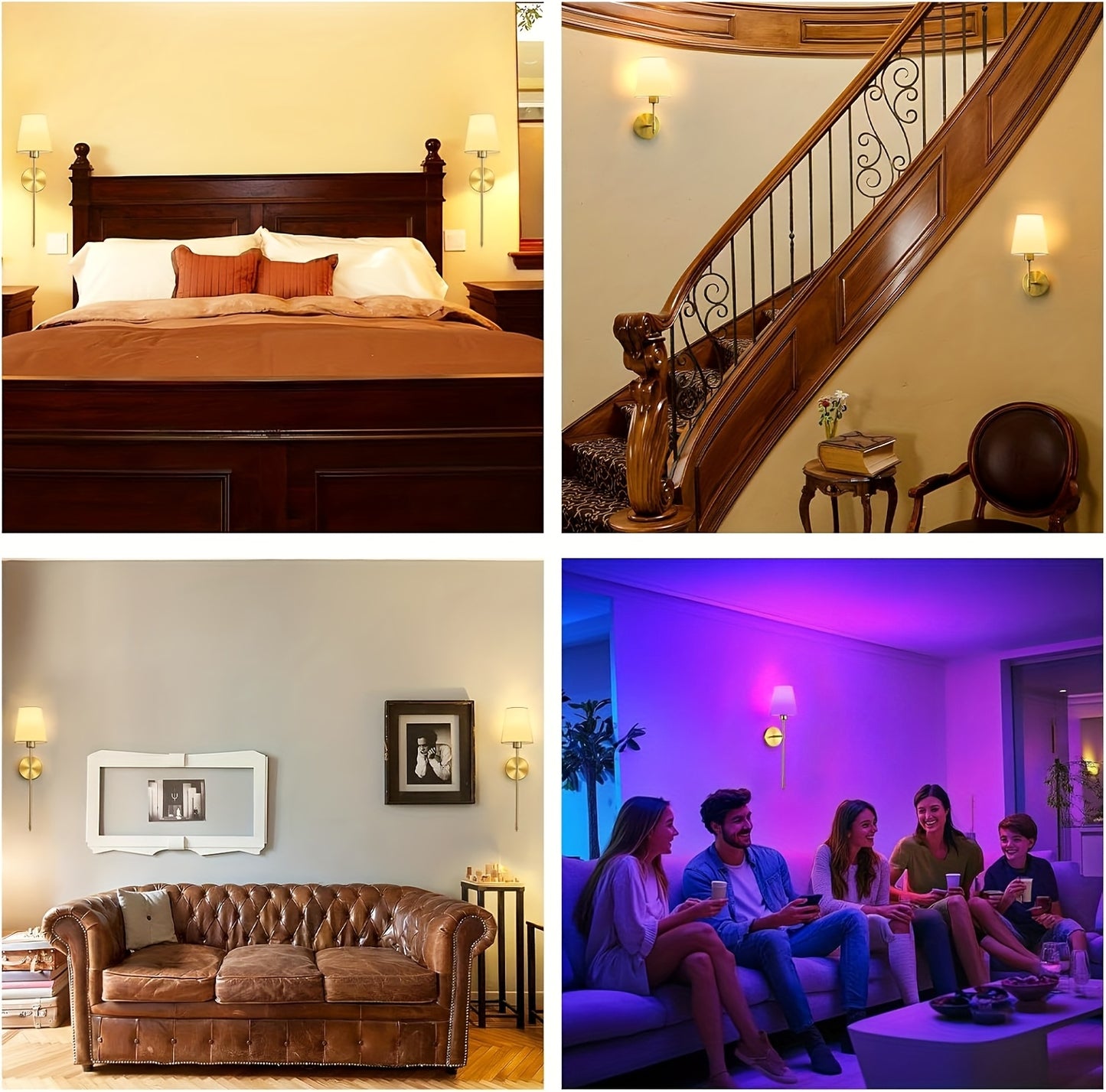 Rechargeable battery slot of wireless wall sconce showing eco-friendly design