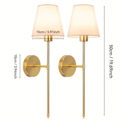 Close-up of LED light and remote control for rechargeable wall sconces