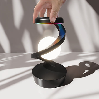 Wireless phone charging desk lamp with soft LED glow